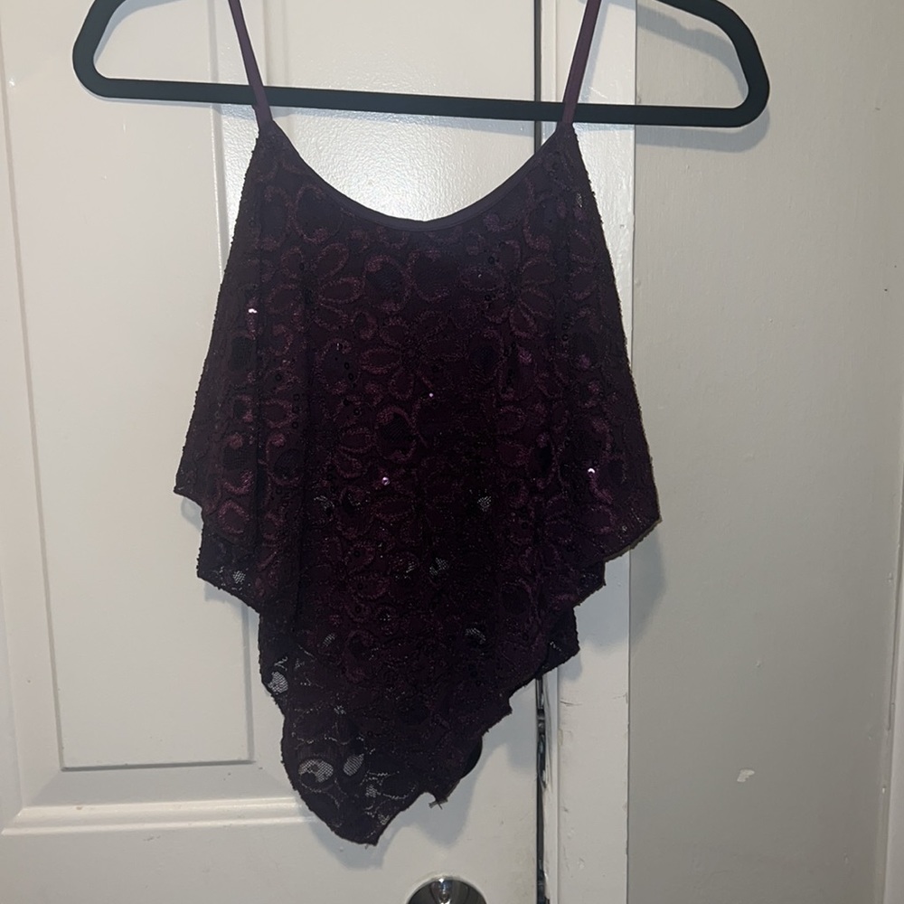 Purple sequin top - Body Central